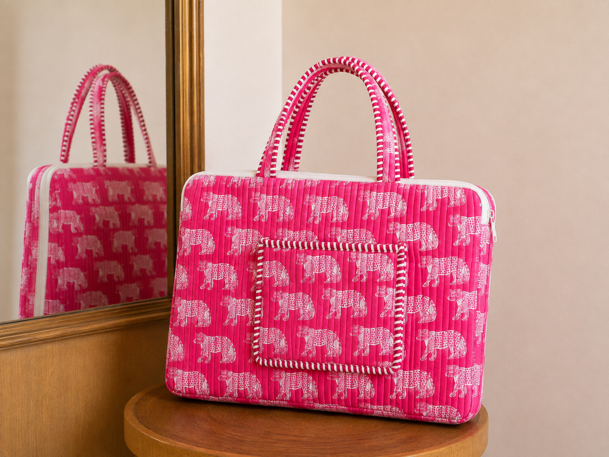 Laptop Bag - Red Tiger