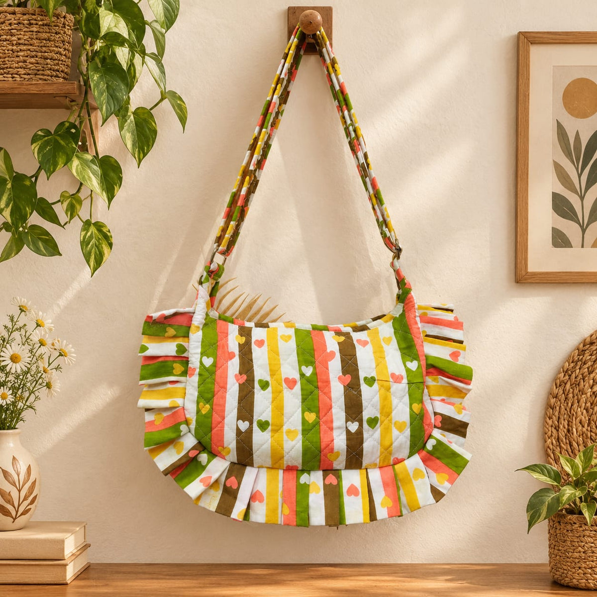 Sling Bag - Mix Heart Mix Color