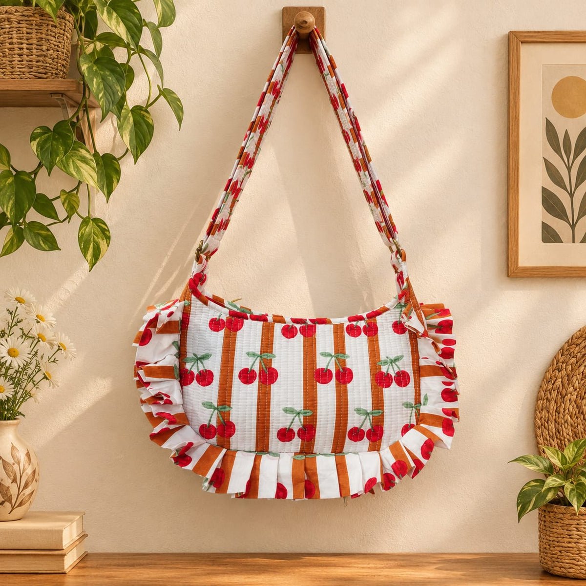 Sling Bag - Red Cherry