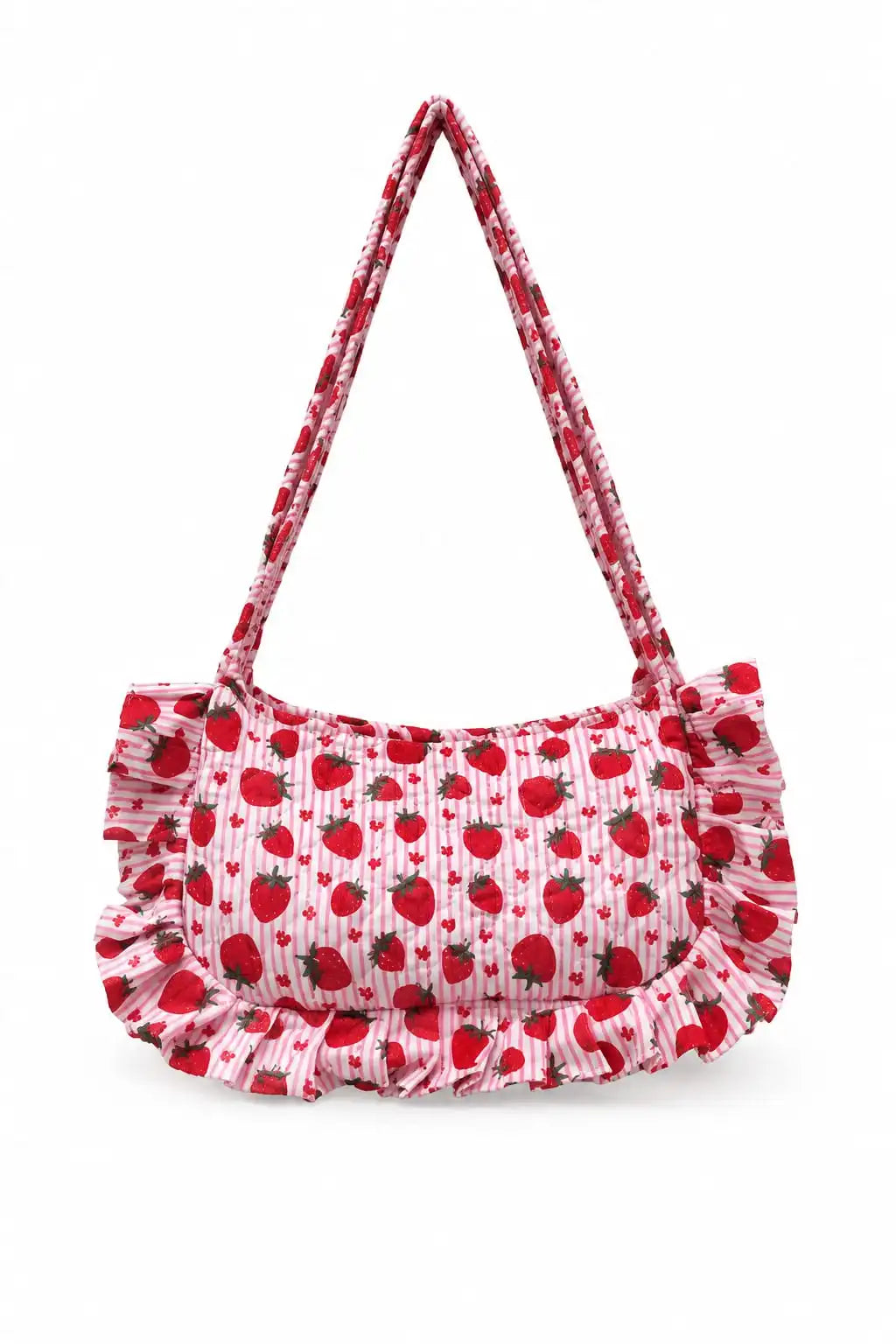 Sling Bag - Pink Strawberry With Little Heart